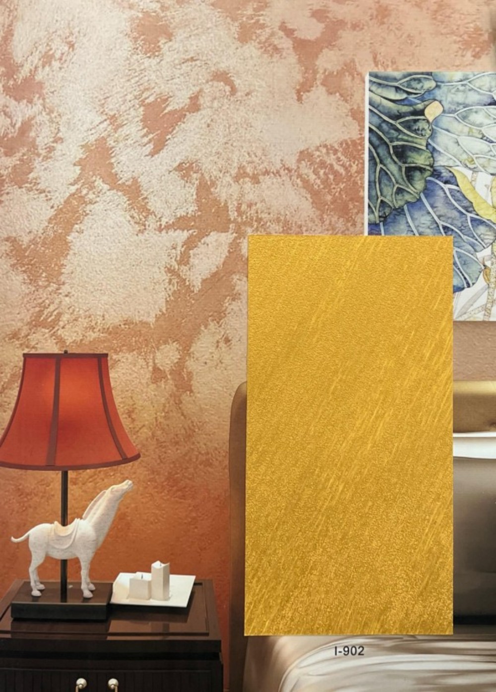 Metallic Colored Sand Color Card